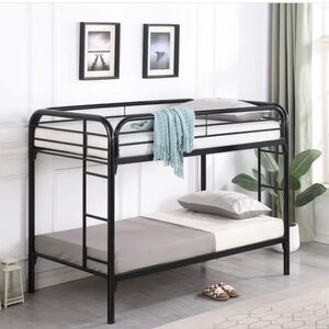 Black Metal Bunk Bed Frame